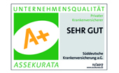 Assekurata: Mit exzellenter Beitragsstabilität zu einem gesicherten „A+“ (sehr gut) Assekurata: Mit exzellenter Beitragsstabilität zu einem gesicherten „A+“ (sehr gut)