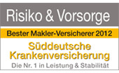 SDK ist bester Maklerversicherer 2012 SDK ist bester Maklerversicherer 2012