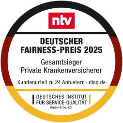 Ntv-Siegel DFP25 GS-Private Krankenversicherer SDK Sueddeutsche Krankenversicherung 2025