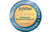 Höchstnote 'Hervorragend' für die SDK im Unternehmensrating von Softfair (10/2012) Höchstnote 'Hervorragend' für die SDK im Unternehmensrating von Softfair (10/2012)
